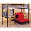 Study Center Twin Loft-Bed 2209_BLK(CO)